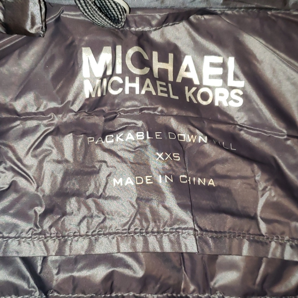 Michael Kors Hooded Long Packable Down Puffer XXS - Picture 11 of 15
